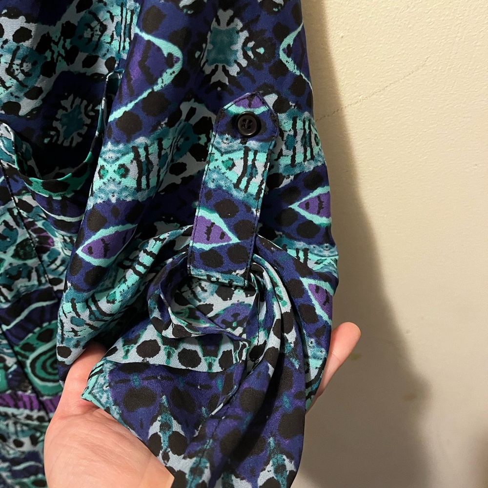 Anthropologie Maeve Ikat Frequencies dress M - Picture 5 of 9